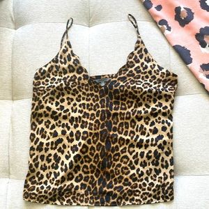 Leopard print top